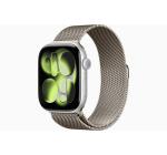 Apple Watch Series 11 | GPS   Cellular, 46mm Silver Aluminium Case with Natural Milanese Loop
